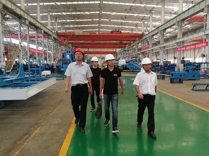 Company Leaders Visit Zhengzhou Zhenyu Heavy Industry Co., Ltd. to Inspect Dynamic Compaction Equipment